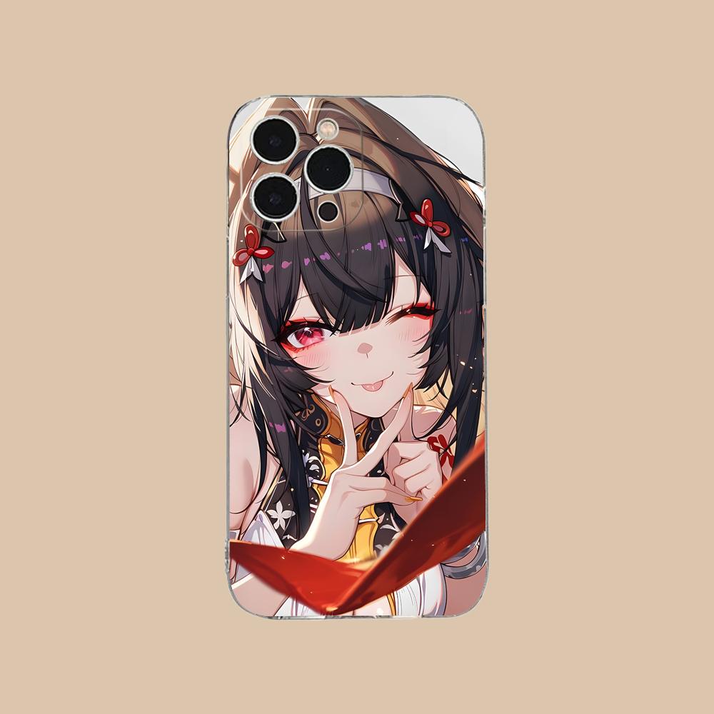 ZZZ Чехол для телефона Ye Shunguang для iPhone 17 16 15 14 13 12 11 X XR XS Air Pro Max Plus Mini Мягкий прозрачный чехол из ТПУ