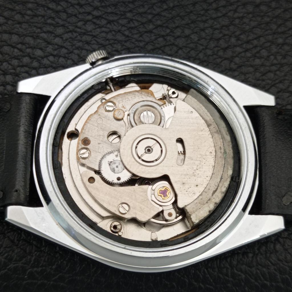 ВИНТАЖНЫЕ АВТОМАТИЧЕСКИЕ SEIKO 5 ВОССТАНОВЛЕННЫЕ ЯПОНСКИЕ МУЖСКИЕ ЧАСЫ С СЕРЕБРЯНЫМ ЦИФЕРБЛАТОМ a445456-1