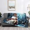 Home Decoration Plush Throw Sofa Blanket Bedspread Bed Fluffy Soft Blankets Decor Plaid Modern Halloween Merry Christmas Winter