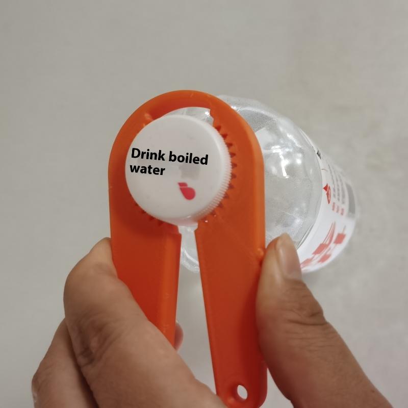 Gear Design Ergonomic Universal Bottle Opener Plastic Cap Lifter For Beverage Bottle