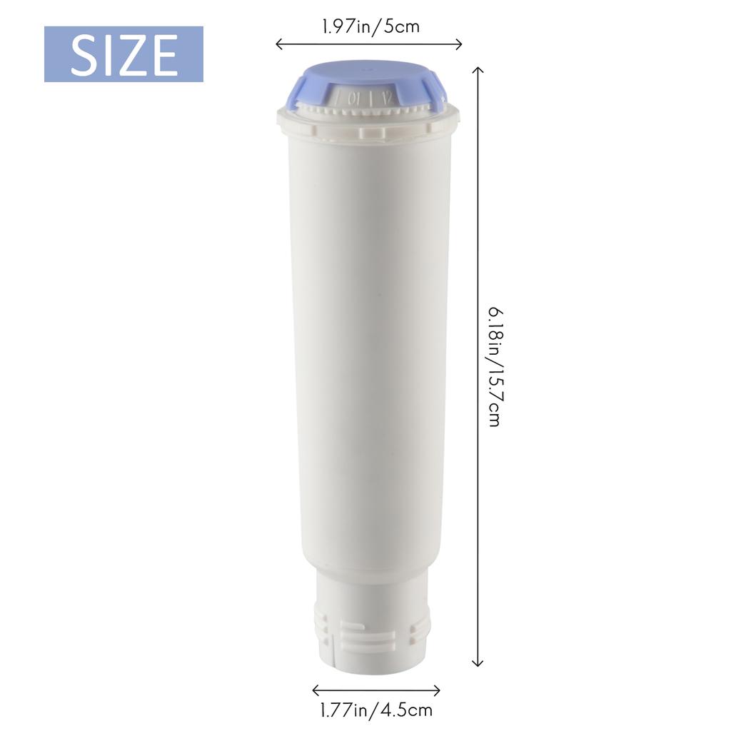 Картриджи фильтра для воды для кофемашин Krups Claris F088 F088 01/Siemens TCZ60003/AEG Фильтр для кофе (Пакет из 4)