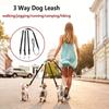 Поводок для собак 3-в-1, регулируемый поводок для активного отдыха, подходит для выгула собак малого и среднего размера, поводки для прогулок, ремни безопасности
