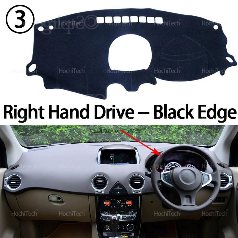Dashboard Cover for Renault Koleos 1 HY 2008~2016 Samsung QM5 Car Dashboard Cover Avoid Light Pad trument Panel Mat Carpets