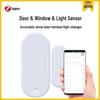 Датчик открытия/закрытия двери/окна Zigbee с датчиком освещенности и совместимостью с Home Assistant