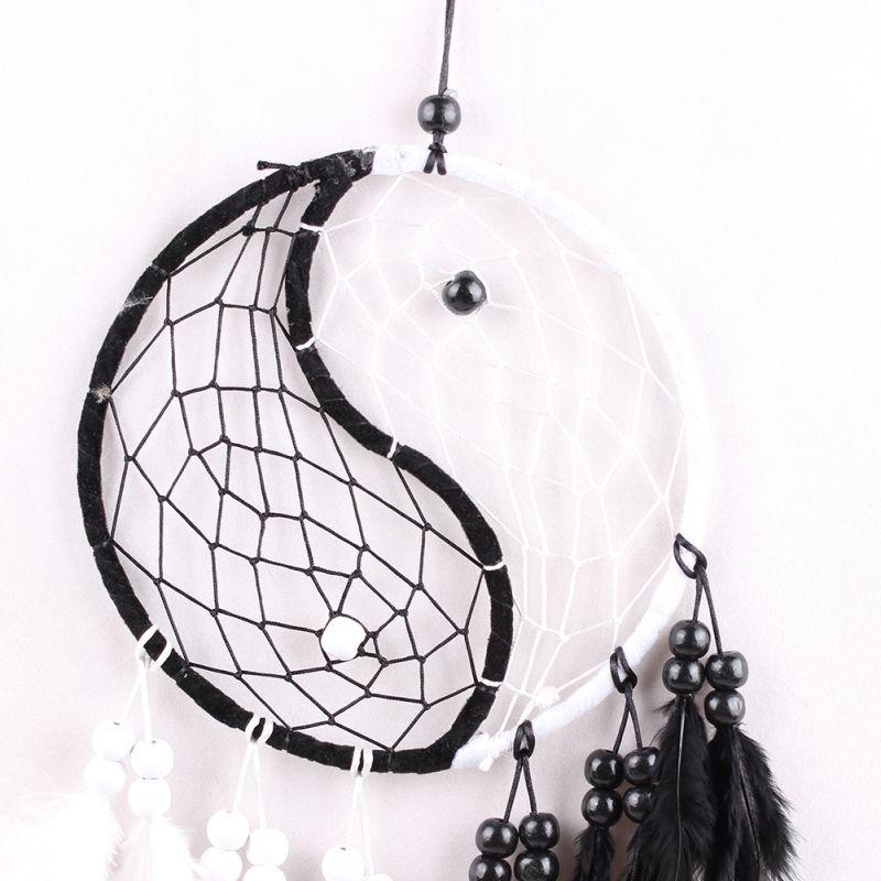 Traditional Dream Catcher Yin Yang Shape Long Home Decoration