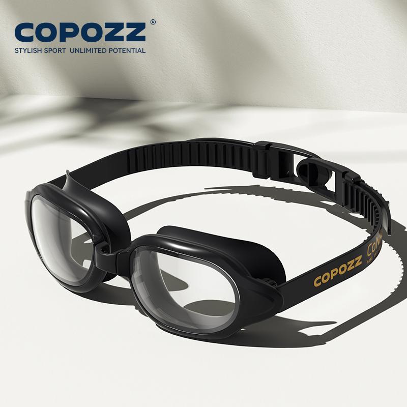 COPOZZ Новые Очки для плавания Миопия Мужские Женские Импортные Долговечные Антизапотевающие Защита от УФ Регулируемые Профессиональные Дайвинг Плавательные Очки2