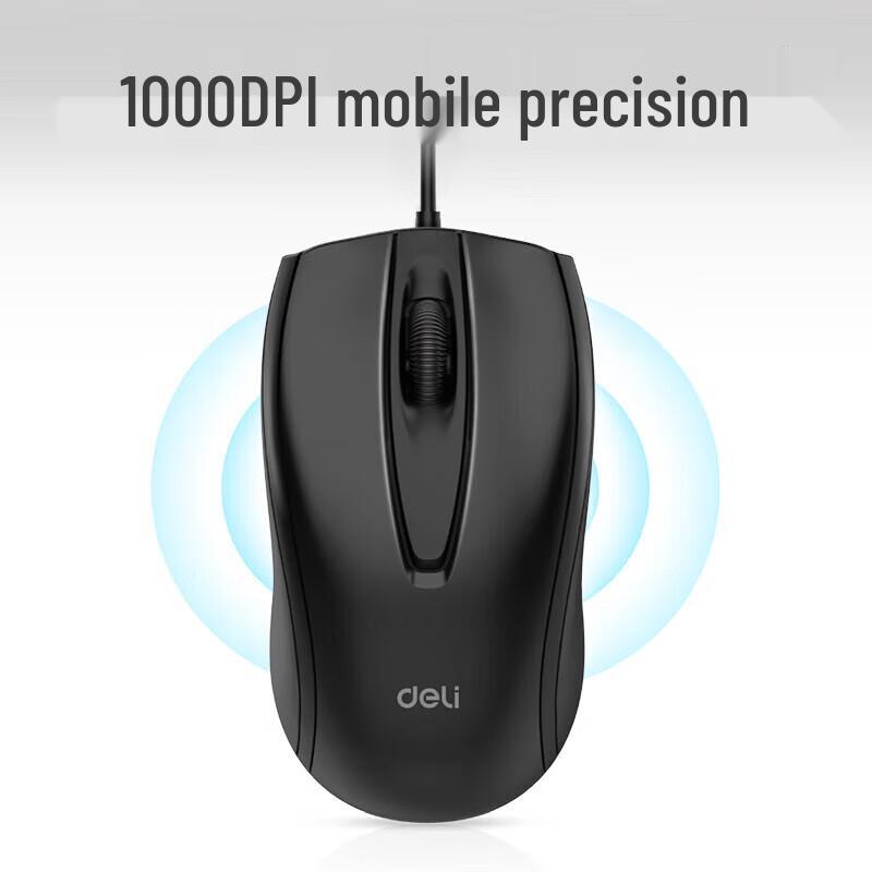 Deli Проводная мышь 3716ES