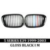 for 1999-2003 BMW 525i M5 Car Front Grille 520i 530i 535i 530d 525td 523i 5 Series Facelift Grill Black E39 Kidney Grille Parts