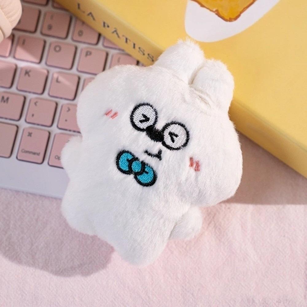Cartoon Squeezing Keychain Friendship Rabbit Pendant Cute Plush Rabbit Keychain  Key Decor
