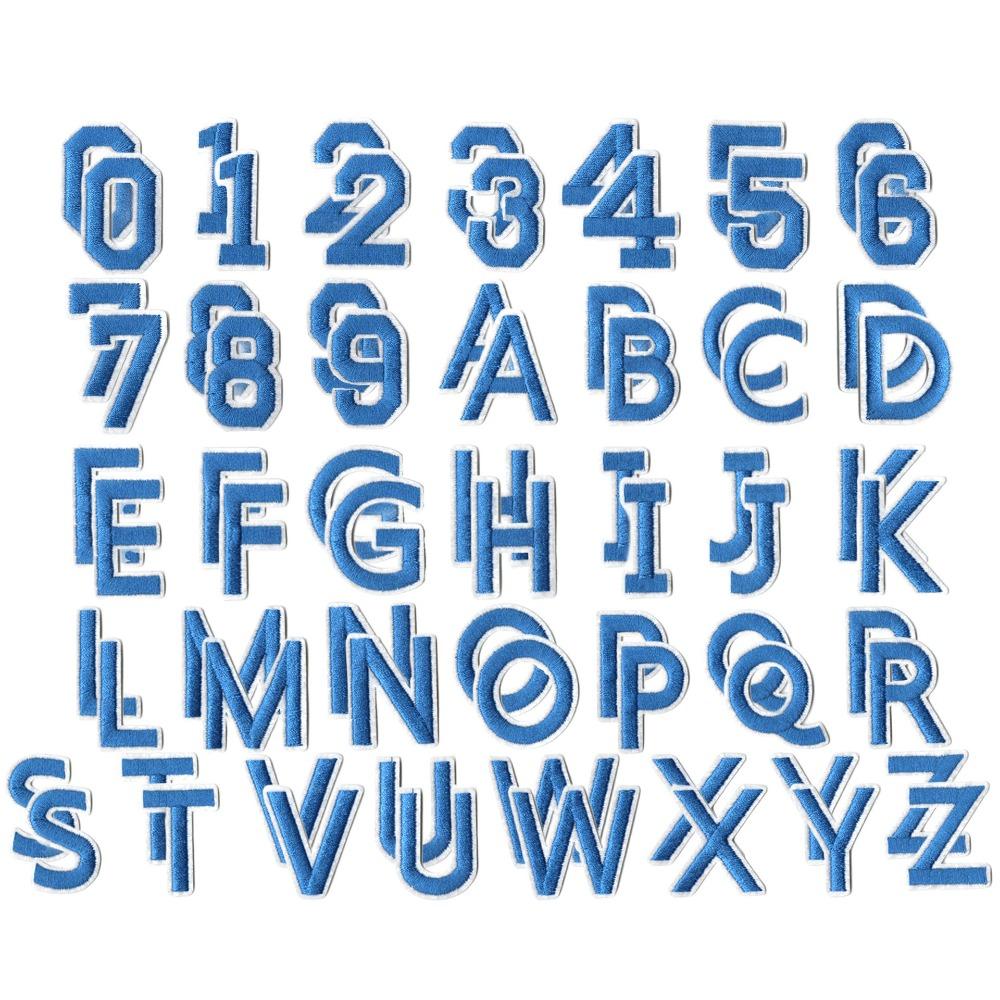 72 шт. Цветные вышитые нашивки с алфавитом A-Z 0-9 Тканевая аппликация Клеевые нашивки для пришивания утюгом Ручная вышивка Значок