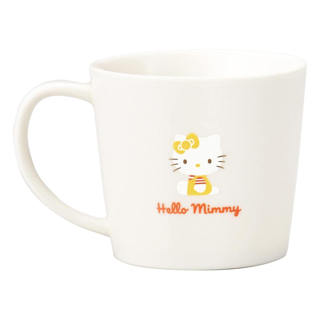 Кружка Sanrio Mimmy Mug Face M 280 мл Белая Sisters Сделано в Японии 511102 "Hello Kitty" Прибл.