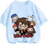 Summer Casual Crew Neck T Shirt Cute Cartoon Harry Potter Street Fashion Outdoor Leisure Kids Boys Girls 3 14 Years