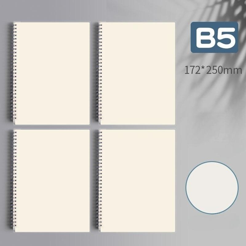 80 листов/ 160 страниц Тетрадь в квадратную линию A4 A5 B5 на спирали, бумажный журнал-дневник для эскизов для школы, тетрадь, канцелярские товары