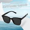 Складные мужские солнцезащитные очки с передовым чувством, дерзкие и красивые, солнцезащитные очки для большого лица, большая оправа для затенения, поляризованные солнцезащитные очки для вождения