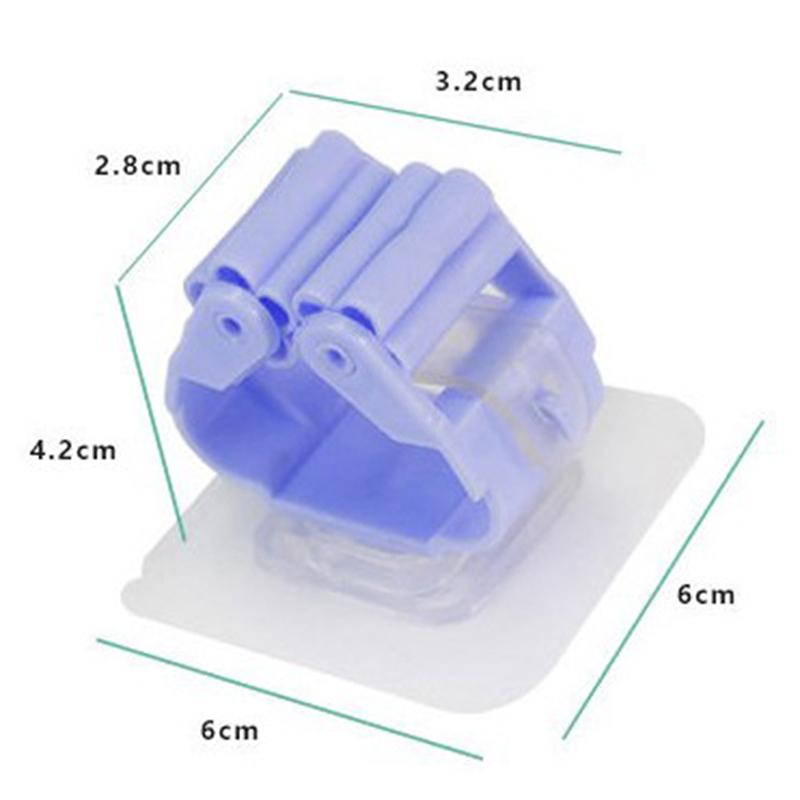 Настенный зажим для швабры, держатель для швабры, вешалка для щеток, стеллаж для домашнего хранения, крючки для ванной комнаты