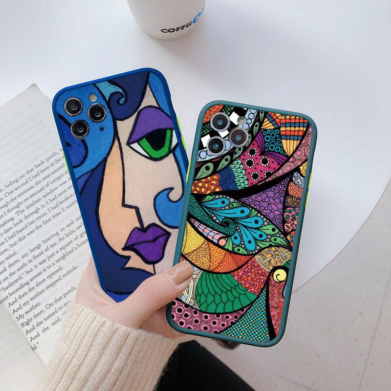 Чехол для телефона с абстрактной картиной Пикассо для iPhone 15 11 12 13 14 Pro MAX Mini 17 16 Pro Max Plus Ударопрочная задняя крышка Fundas