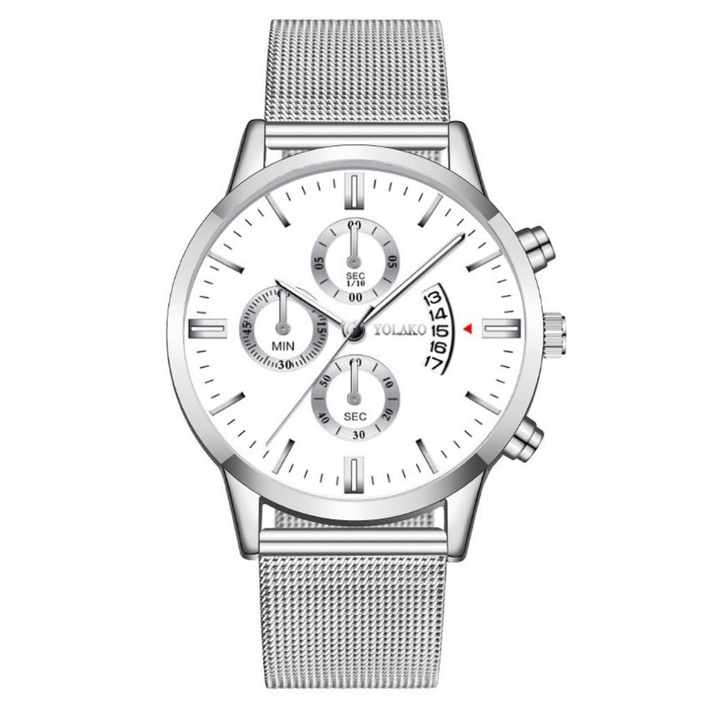 Mens Leather Business Fashion Watch Strap Watch For Gift Giving