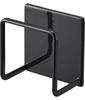 Yamazaki Tower Magnetic Sponge X X Sponge Kitchen Model 3071 Holder, Black, Approx. W6.5 D4.3 H6.5cm, Rack, Storage,