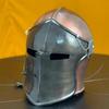 Barbouta Helmet 18G Steel Two Tone Copper Gray Armor Perfect for LARP, Cosplay, Reenactments,