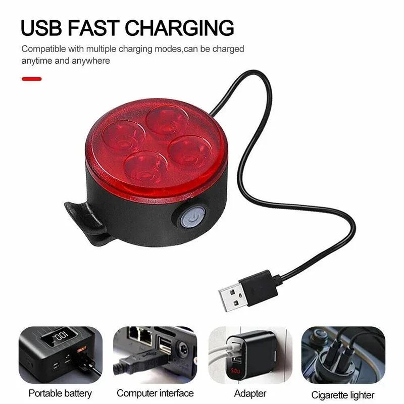 BUCKLOS Велосипедные Фонари Передний и Задний Велосипедный Фонарь Светодиодный USB Перезаряжаемый Фонарик для Велосипеда Велосипедное Освещение Набор Освещения Фонарь
