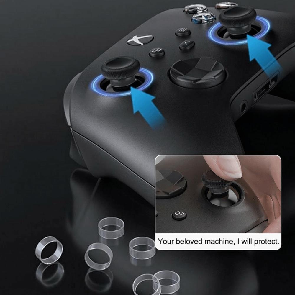 8PCS Transparent Joystick Silicone Guards for PS5 PS4 Pro Xbox VR2 ROG Long Session Play