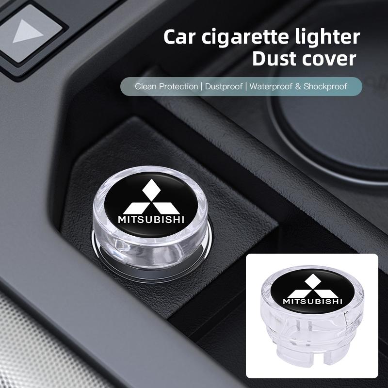 bzdn5 Car Cigarette Lighter Dust Cap Power Port Dustproof Cover Plug For Mitsubishi Lancer Ralliart ASX Mirage Pajero Xpander Attrage