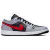 Air Jordan 1 Low Cement Fire Red женские кроссовки Серо-цементно-серый черный FZ4183-002