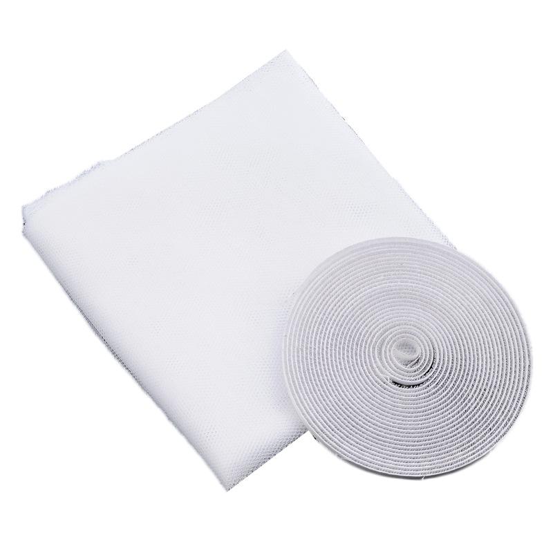 Летняя невидимая сетка для экрана, самоклеящаяся антимоскитная сетка для окна, самодельная противомоскитная сетка для окна с песком и липучкой