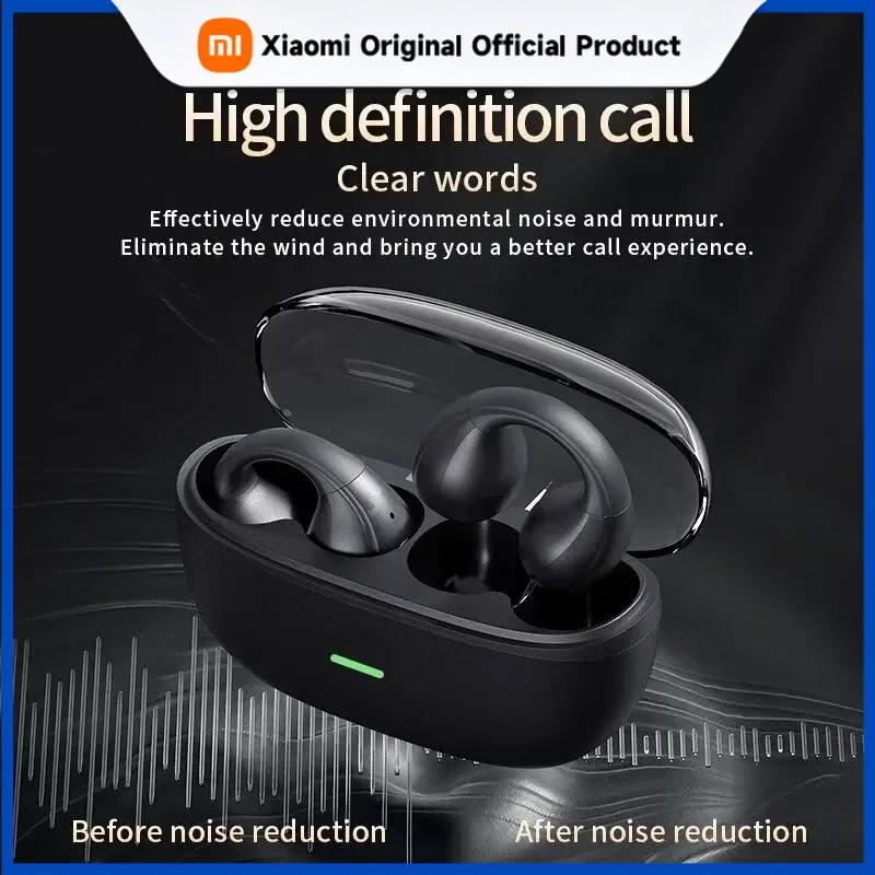 Xiaomi TWS Bluetooth Wireless Headphones Clip Ear Music Noise Canceling Headset HD Call Sports Gaming Earphones for all smartphones