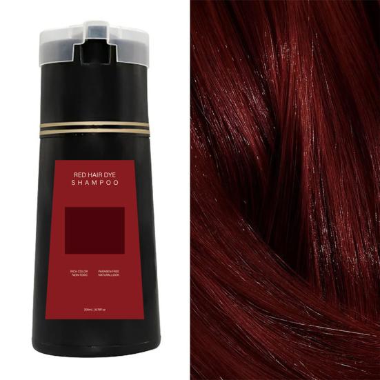 200 мл шампунь-краска для волос, натуральные травяные ингредиенты, для мужчин и женщин, покрытие седины, мгновенная окраска волос, крем для Хэллоуина, косплей, вечеринка, макияж, реквизит