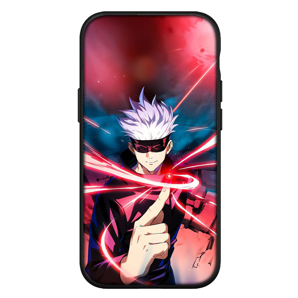 Чехол для iPhone 16 15 Xiaomi Redmi Note 14 13 12 11 Pro Max X 8 16e Samsung Galaxy S25 S24 S23 Moto OPPO Huawei Jujutsu Kaisen Gojo Satoru Чехол для телефона