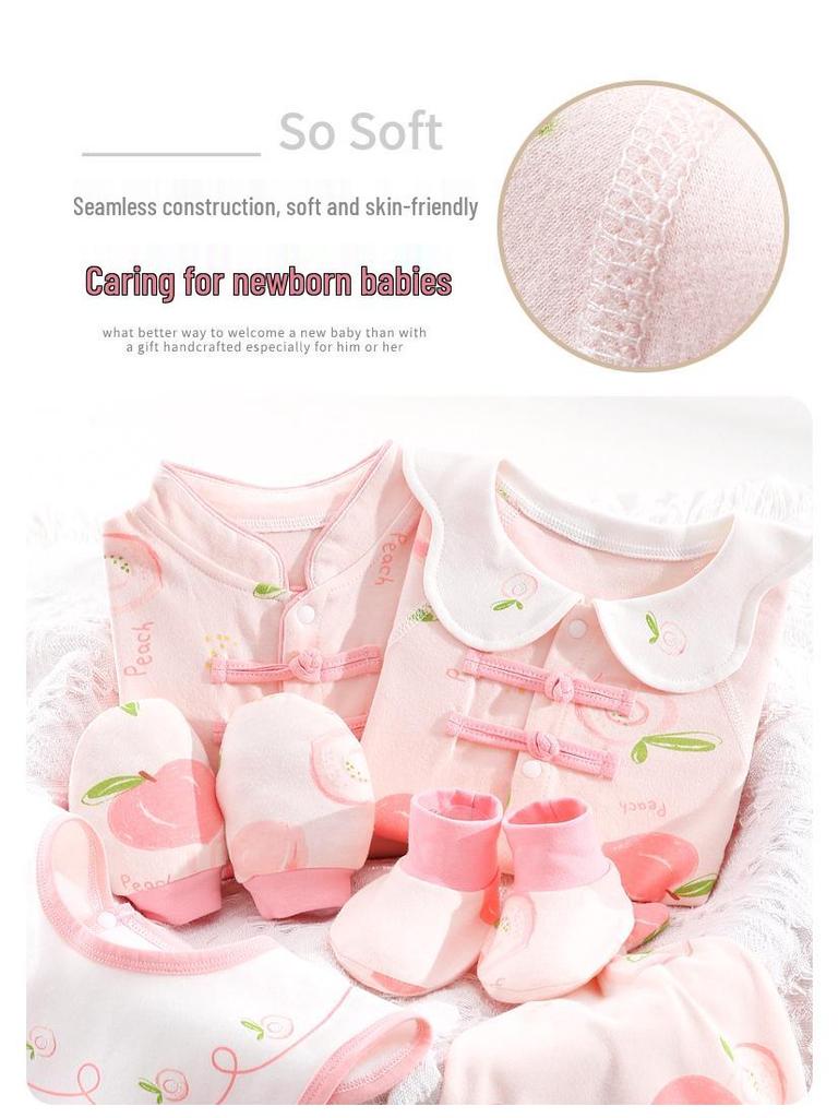 Комплект песочников из чистого хлопка для новорожденных – Подарочная коробка для малыша на осень/зиму, Идеально подходит для первенца и празднования важных моментов