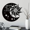 1pc “Moon of My Life and My Sun and Stars” Metal Wall Art - Ideal Anniversary or Valentine's Day Gift. Home Decor Perfection.