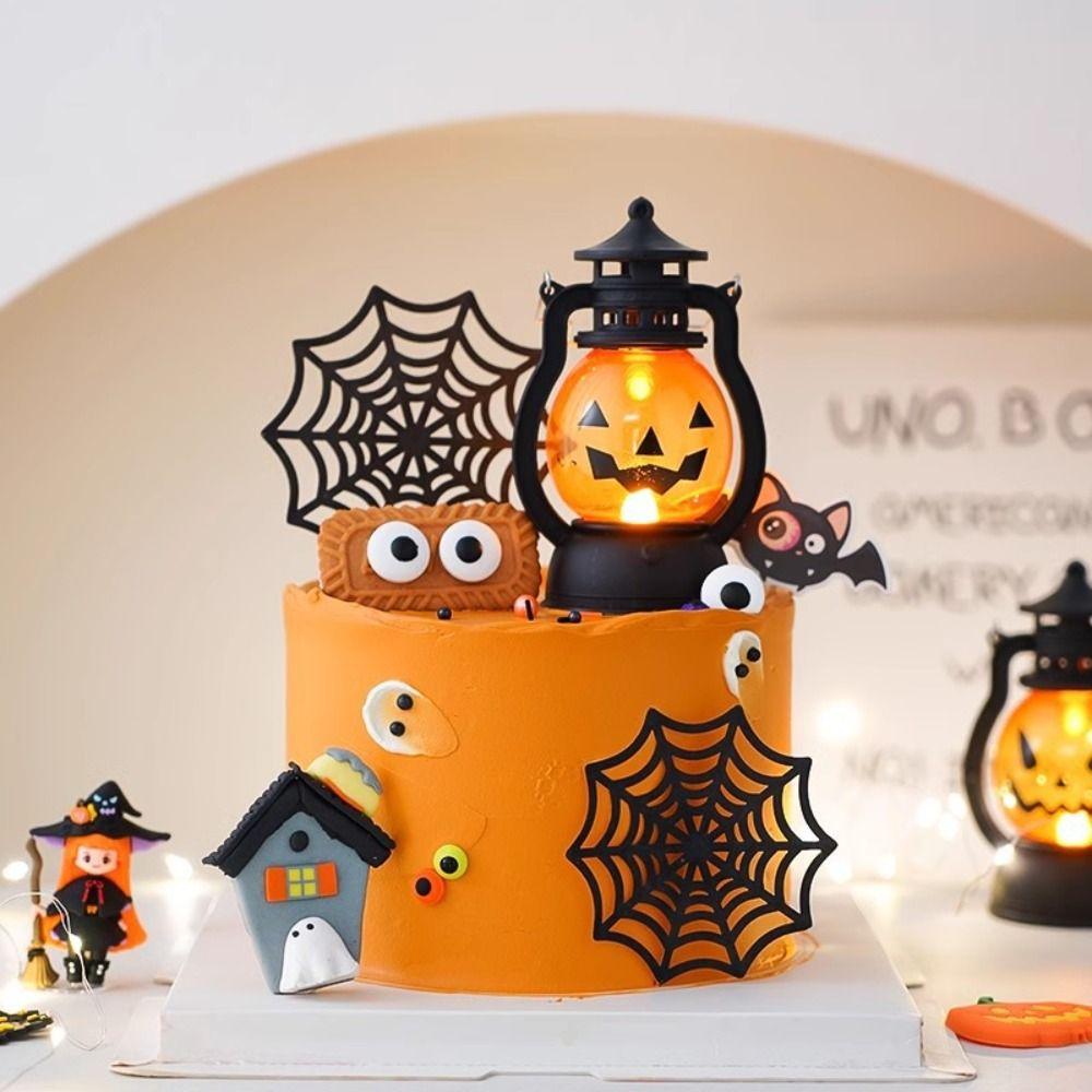Spider Spider Web Cake Toppers Paper Happy Birthday Decoration Home Decoration