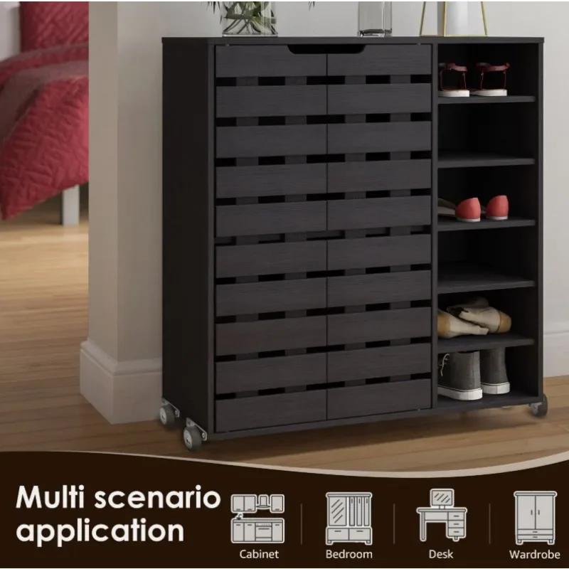 8/1PCS Mini Side Mount Caster Wheels Silent Rubber Furniture Casters Directional Cartwheels For Trolley Drawer Kitchen Cabinets