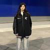 Korean Vintage Star Graphic Print Sweatshirts Women Harajuku Streetwear Zip Up Hoodies Y2k Grunge Casual Tops Female