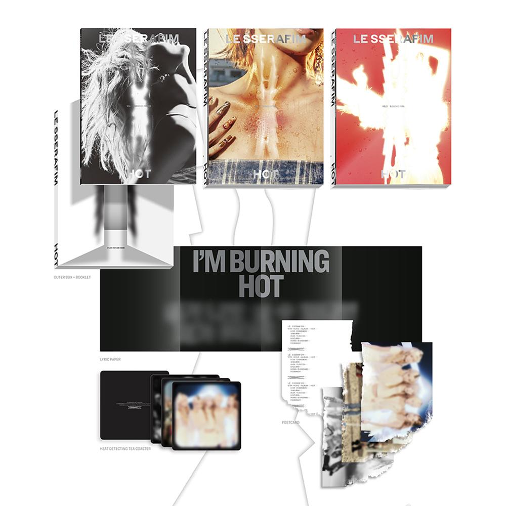LE SSERAFIM ГОРЯЧЕЙ (5-й Мини) Вкл.. KPOP MERCH POB