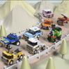8 Мелких строительных блоков для городских транспортных средств, автомобилей, кранов, пожарных машин, игрушки-пазлы, праздничные подарки для мальчиков