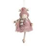 Antler Plush Doll Pendant Angel Christmas Tree Pendant Cute Christmas Plush Girls Pendant  New Year