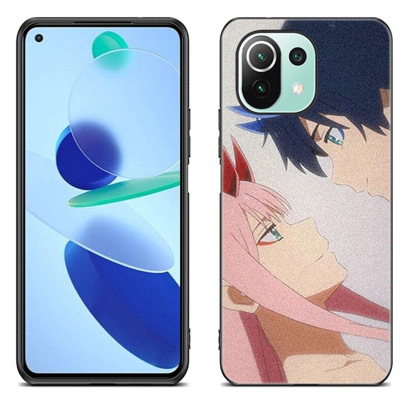 Чехол Zero Two Darling in the FranXX Anime для Xiaomi Mi 11 Lite NE 11i 10T 11T Pro A2 A3 Lite POCO F3 M3 M4 C31 X3 Pro NFC GT