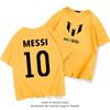 No. 10 short-sleeved T-shirt men's and women's summer tide brand youth football loose cotton half-sleeved parent-child clothing