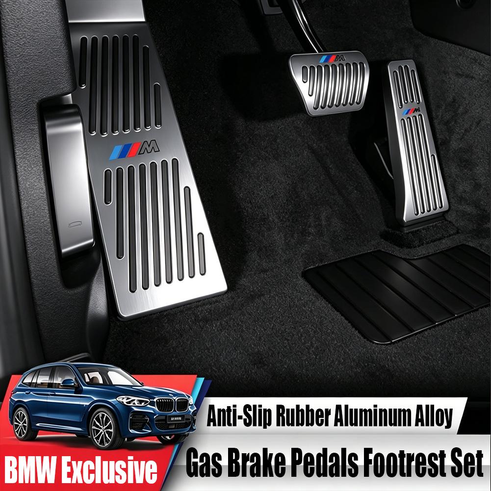 YGIE8 Car Foot Pedal Brake Pedals Stainless Accelerator Cover Auto Acessories For BMW E90 G80 M3 G30 M5 F82 F83 F20 F21 G42 F95 F96 G0