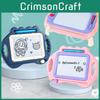Magnetic Kids Writing Drawing Slate Magic Eraser Doodle Pad Color Board Sketch