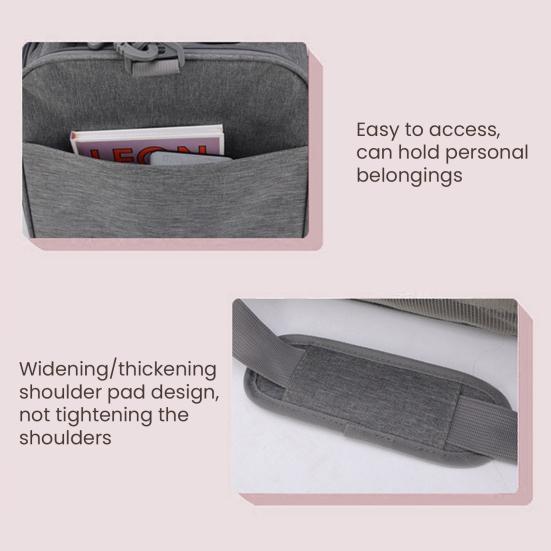 Soft-Sided Pet Carrier Portable Dog Car Seat with Cushion Collapsible Travel Puppy Carrier Bag for Small Medium Dogs Cats