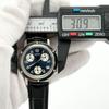 Used Hermes Clipper CL1.310 Navy Chronograph New Strap New Battery Ladies Watch 802