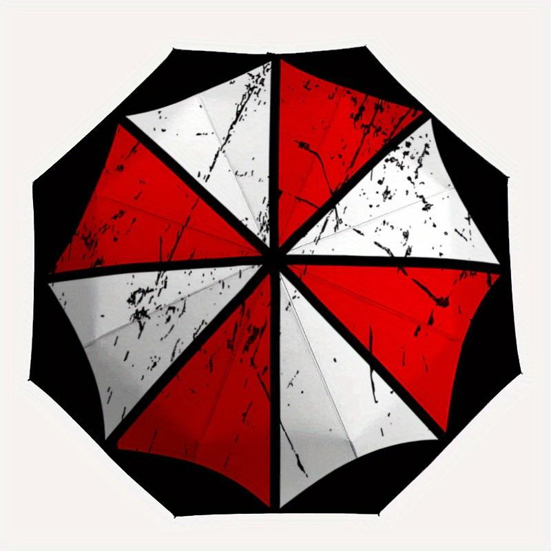 1pc Creative Resident Evil Automatic Opening and Closing Folding - A Good Choice for Gifts, Fashionable and Convenient Umbrella With Cute Cartoon