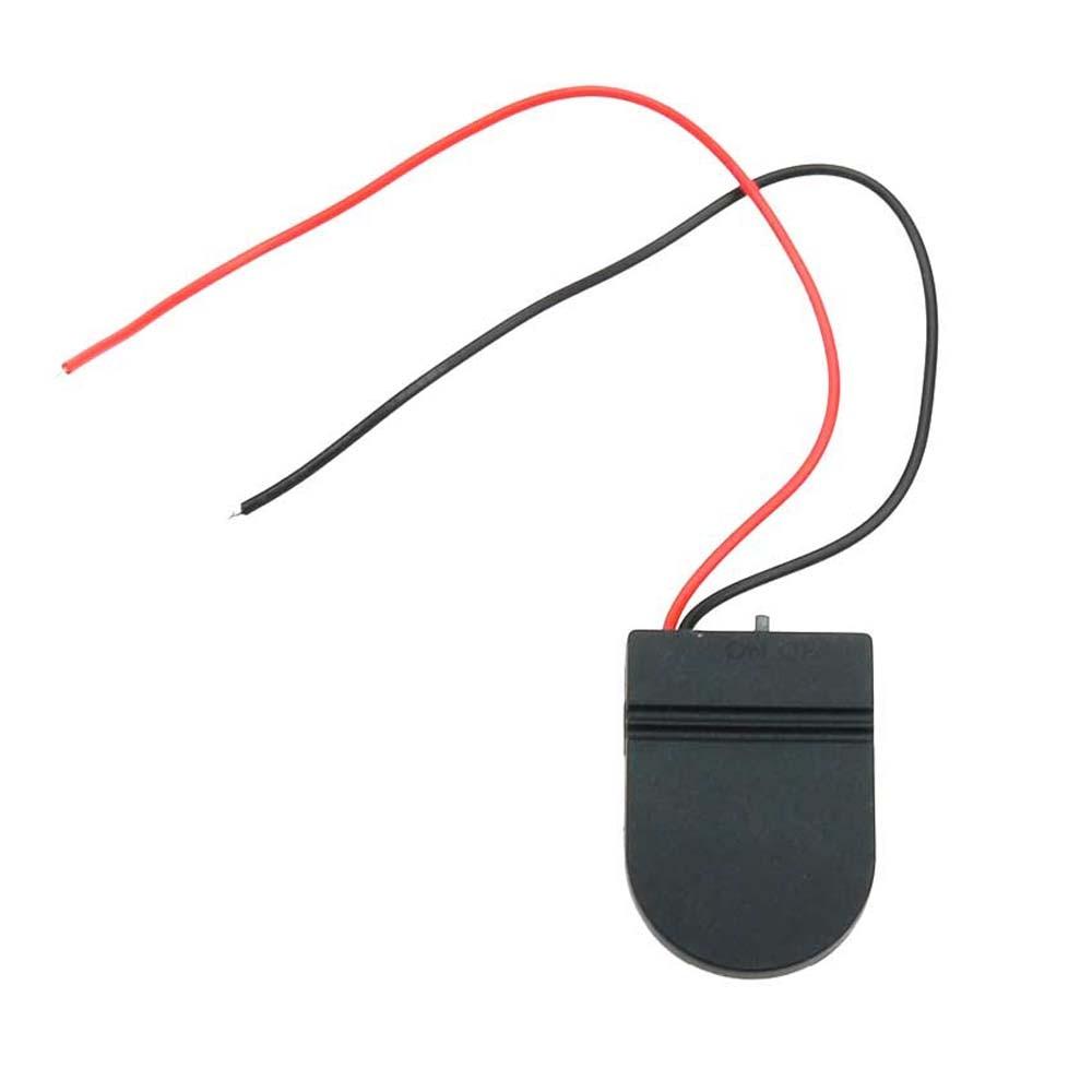 5PCS CR2032 Button Coin Cell Battery Socket Holder Case Cover with ON-OFF Switch 3V Battery Storage Box Batteries Container