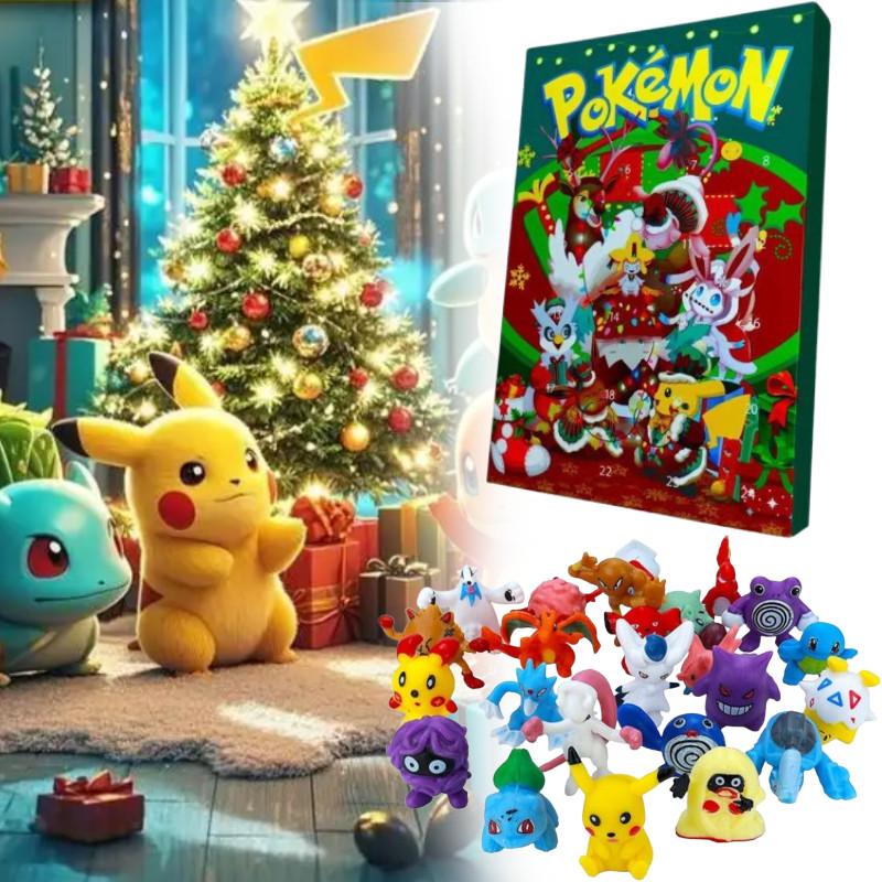 Рождественский праздничный адвент-календарь-сюрприз для детей, игрушка, мультяшный подарок