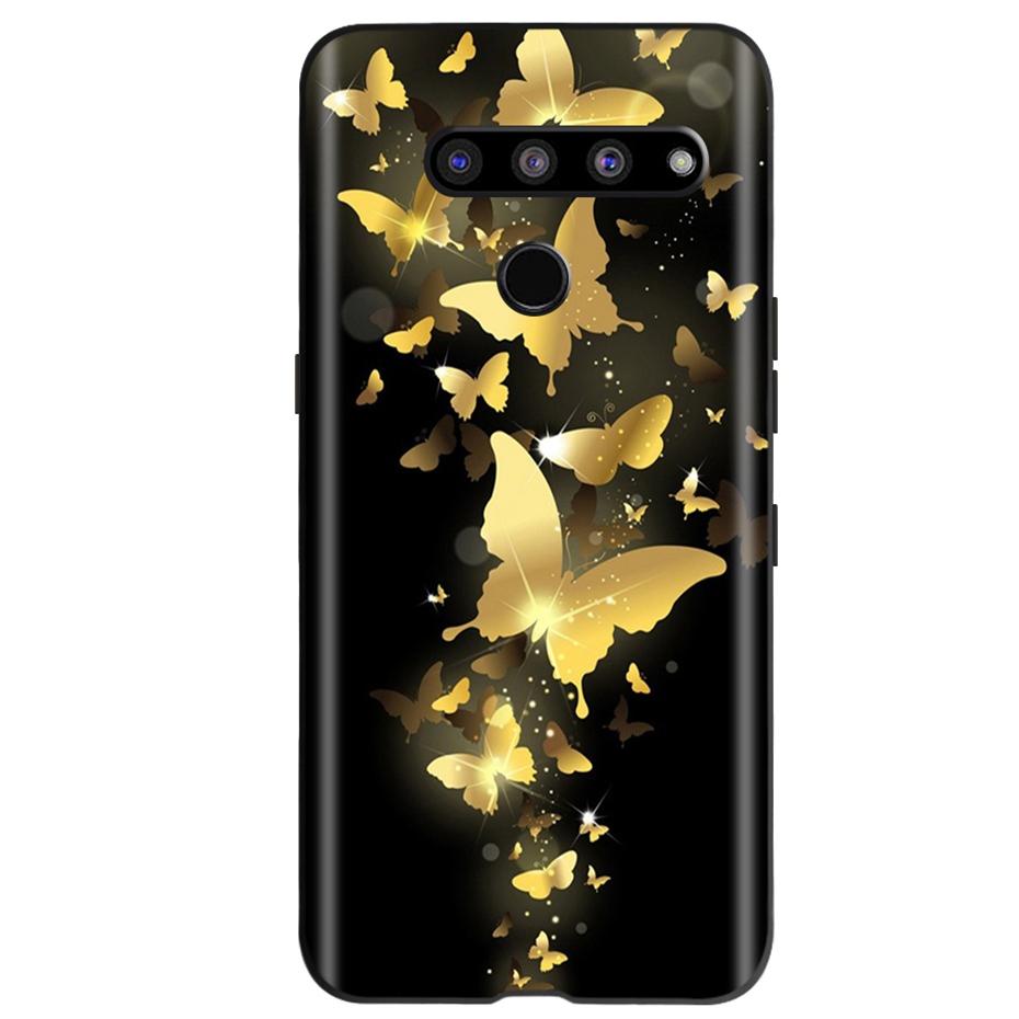 Чехол для LG V50 ThinQ 5G Модный узор Мягкий силиконовый ТПУ Чехол для телефона Для LG V50S ThinQ 5G V50 50S V500N V450 V510N Funda