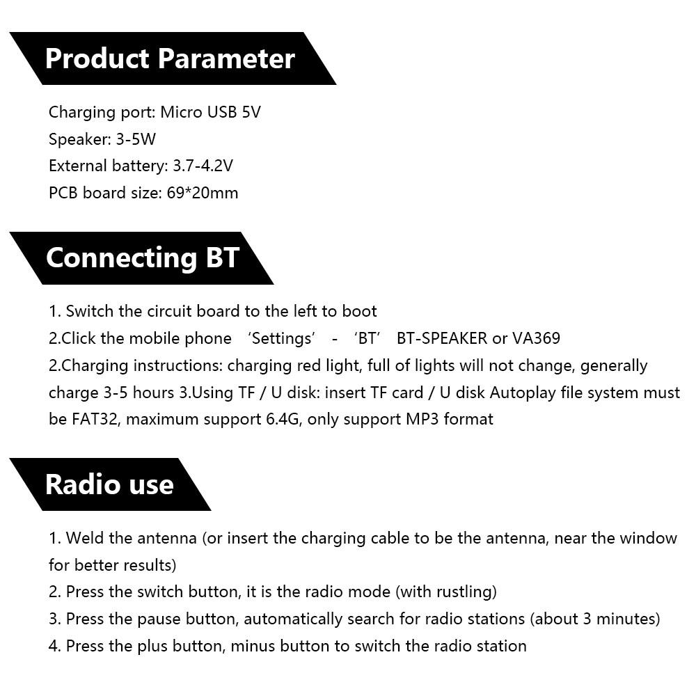 Bluetooth Аудио Плата Усилитель Аудио Декодирующая Плата Провода Bluetooth Модуль V109 Плеер Аудио Материнская Плата Micro USB
